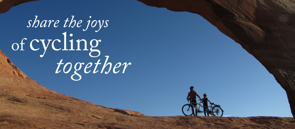 Share the joys of cycling together